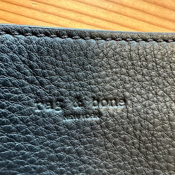 Rag & Bone Black Leather Crossbody Bag - Picture 2 of 5